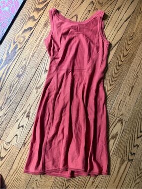 Peruvian Connection Sleeveless Coral-Pink Midi Dress